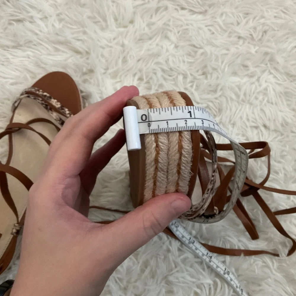Louise Et Cie Renz‎ Leather Espadrille Platform Sandals - Size 7.5